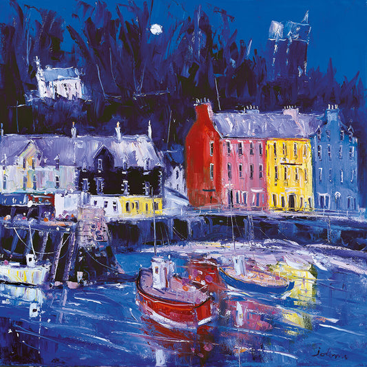 JOLOMO Greeting Card "Moonrise Tobermory"