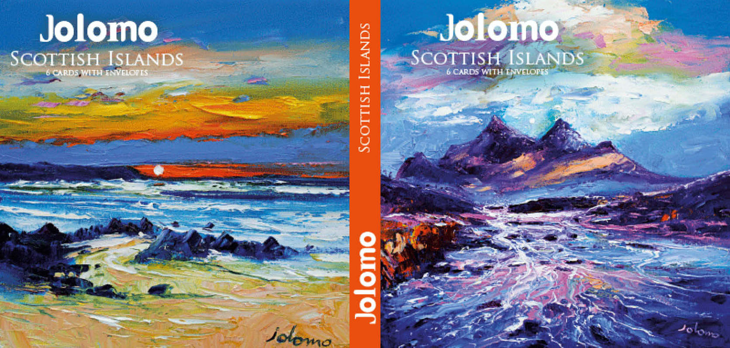 JOLOMO Greeting Card Wallet - Scottish Islands
