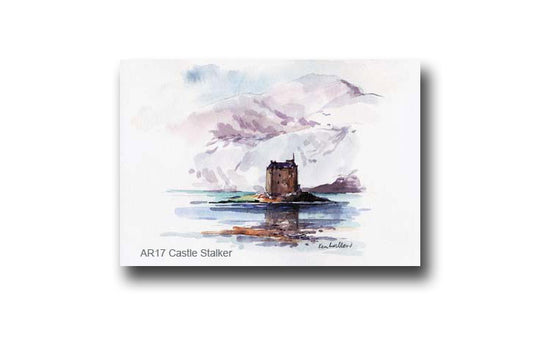 Ken Lochhead - Castle Stalker, Appin, Argyll Greeting Card