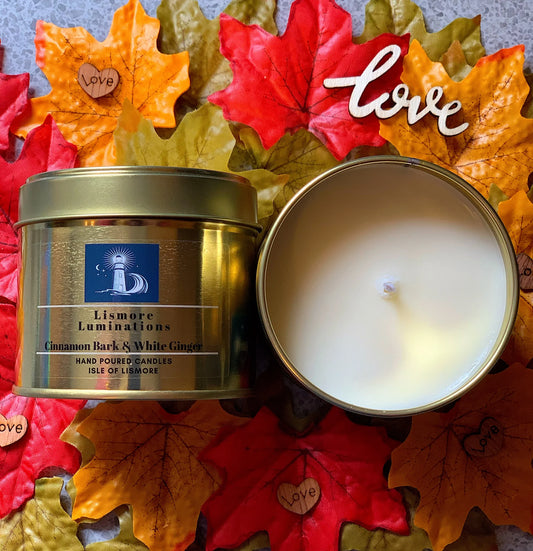Lismore Luminations Cinnamon Bark & White Ginger Candle
