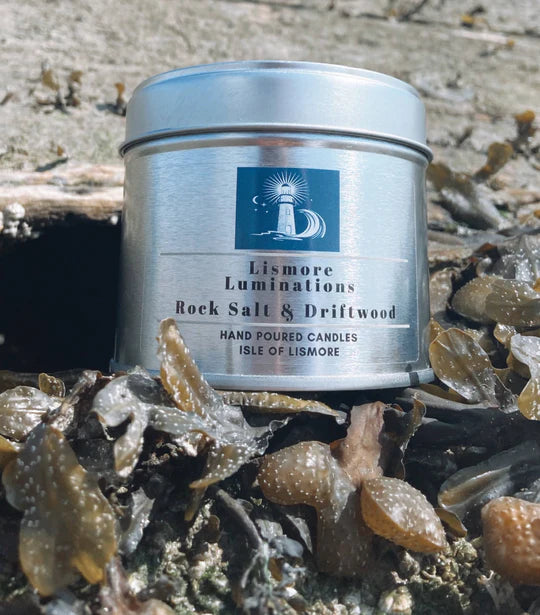 Lismore Luminations Rock Salt & Driftwood Candle