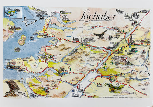 Limited Edition Hand Drawn Lochaber Print