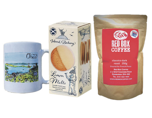Special Offer! Oban Mug, Coffee & Biscuits!
