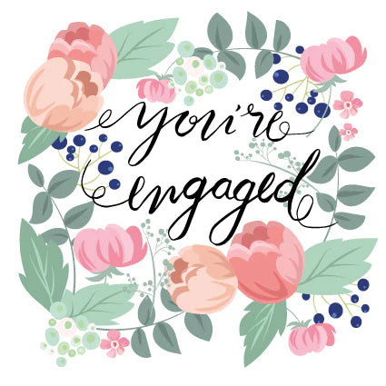 Pink Pig Cards - You're Engaged