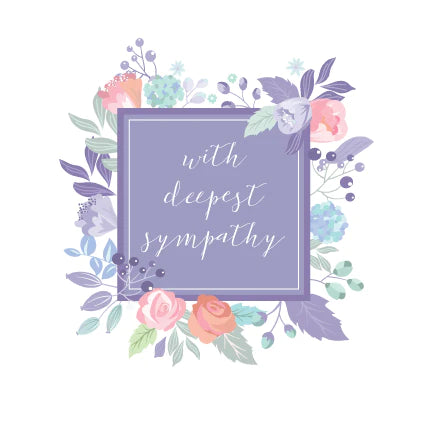 Pink Pig Cards - Deepest Sympathy