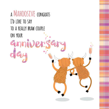 Pink Pig Cards - Anniversary