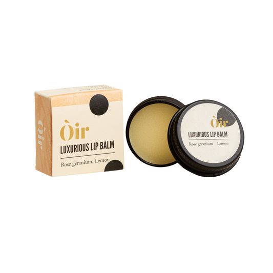 Oir Luxurious Lip Balm - Rose Geranium, Lemon