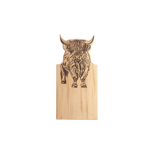 Selbrae House - Framed Beech Serving Board - Highland Cow