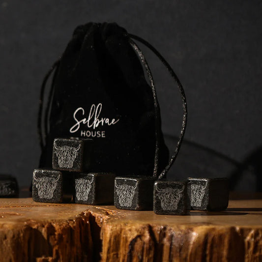 Selbrae House - Highland Cow Whisky Stones
