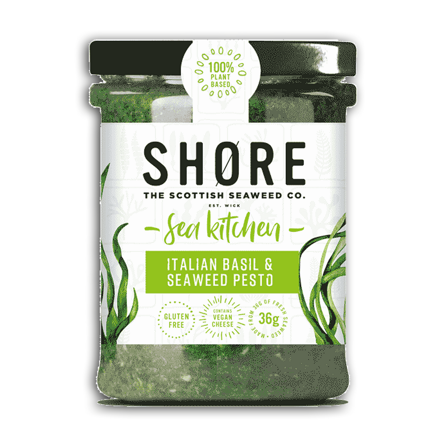 The Scottish Seaweed Co Italian Basil & Seaweed Pesto