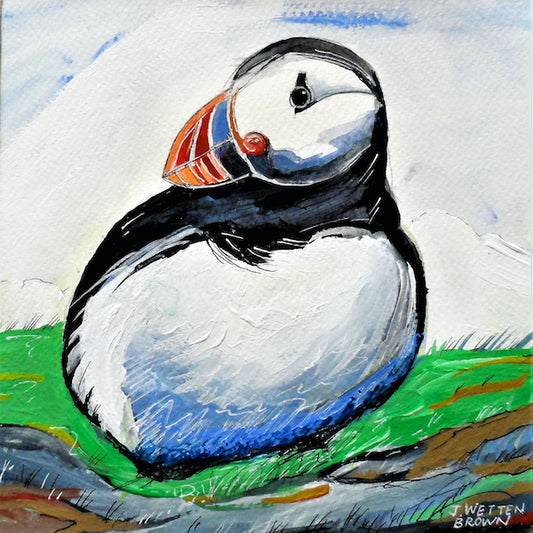 Scotland's Artists - Poser Puffin