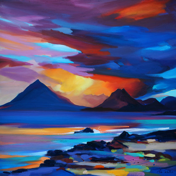 Scotland's Artists - Cuillin Sun Haze