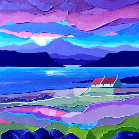 Scotland's Artists - Blue Evening Reflection