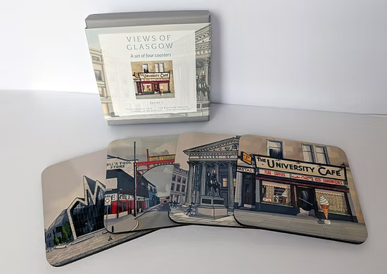 Turadh Design Co - Glasgow Illustrated Coaster Set