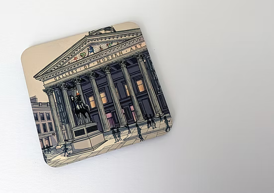 Turadh Design Co - Glasgow Illustrated Coaster Set