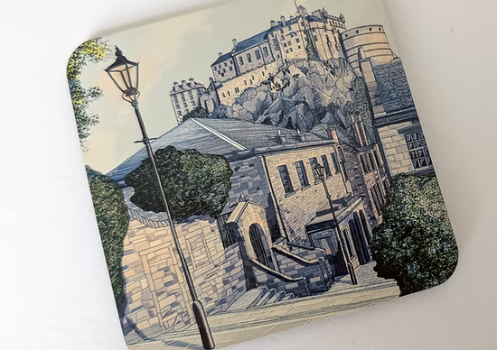 Turadh Design Co - Edinburgh Illustrated Coaster Set
