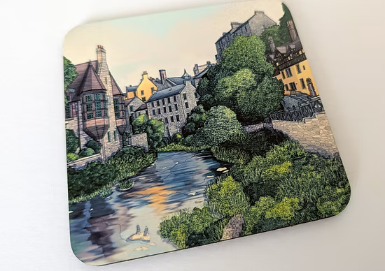 Turadh Design Co - Edinburgh Illustrated Coaster Set