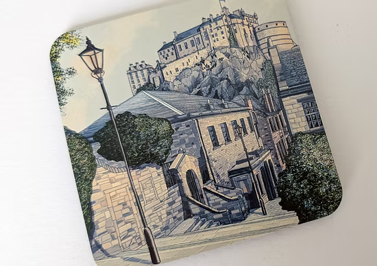 Turadh Design Co - Edinburgh Illustrated Coaster Set