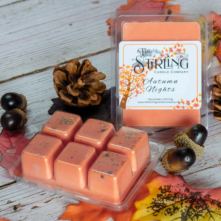 The Stirling Candle Company - Autumn Nighs - Wax Melt Clamshell