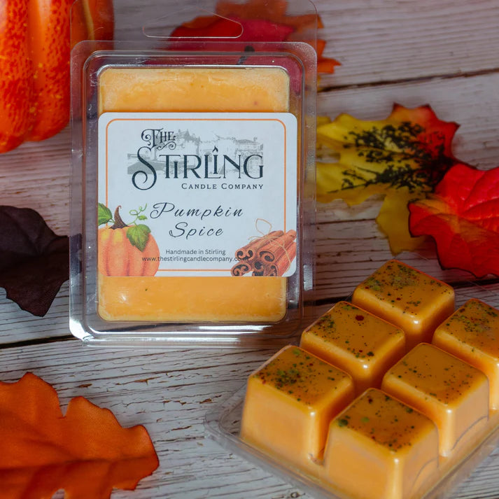 The Stirling Candle Company - Pumpkin Spice - Wax Melt Clamshell