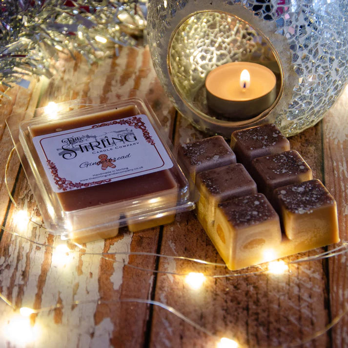 The Stirling Candle Company - Gingerbread - Wax Melt Clamshell