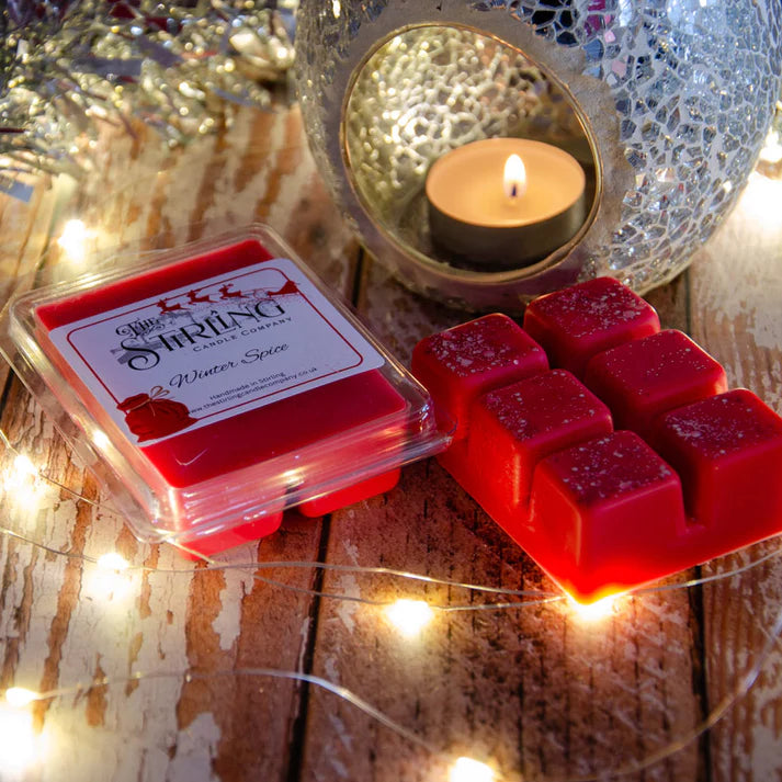 The Stirling Candle Company - Winter Spice - Wax Melt Clamshell
