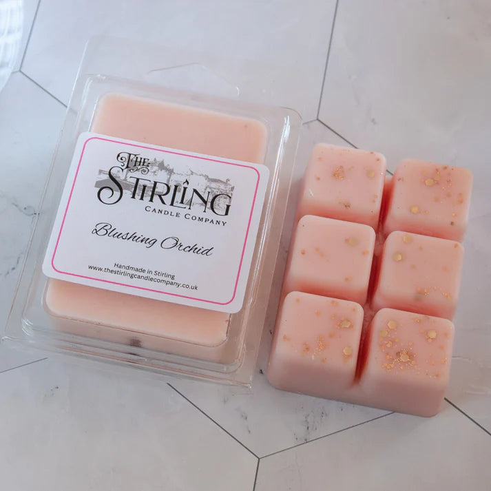 The Stirling Candle Company - Blushing Orchid - Wax Melt Clamshell