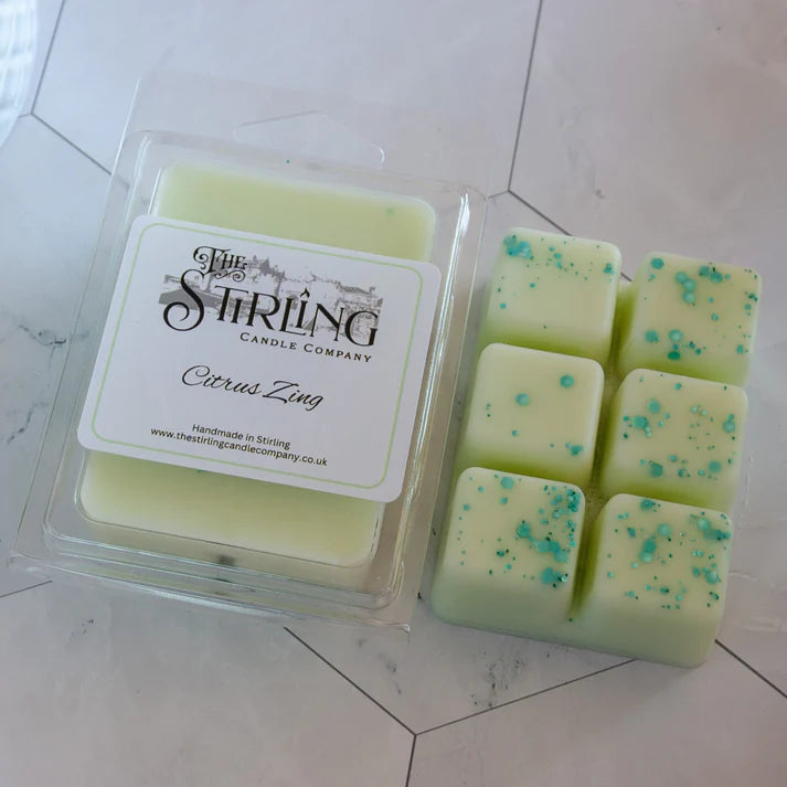 The Stirling Candle Company - Citrus Zing - Wax Melt Clamshell