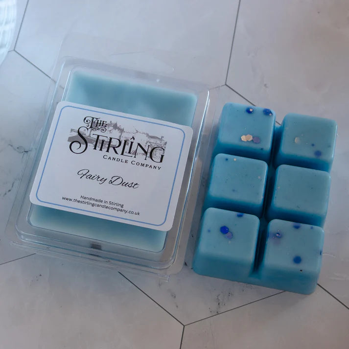 The Stirling Candle Company - Fairy Dust - Wax Melt Clamshell
