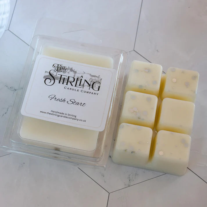 The Stirling Candle Company - Fresh Start - Wax Melt Clamshell