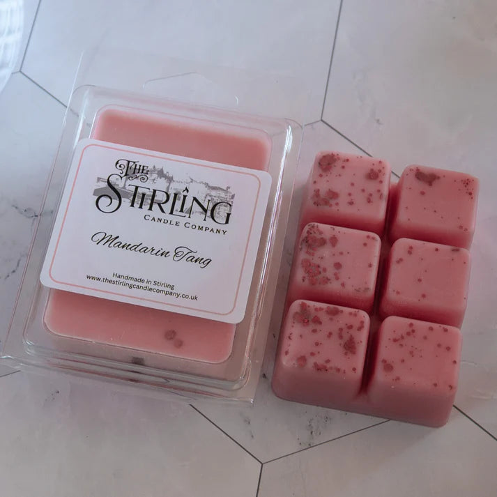The Stirling Candle Company - Mandarin Tang - Wax Melt Clamshell