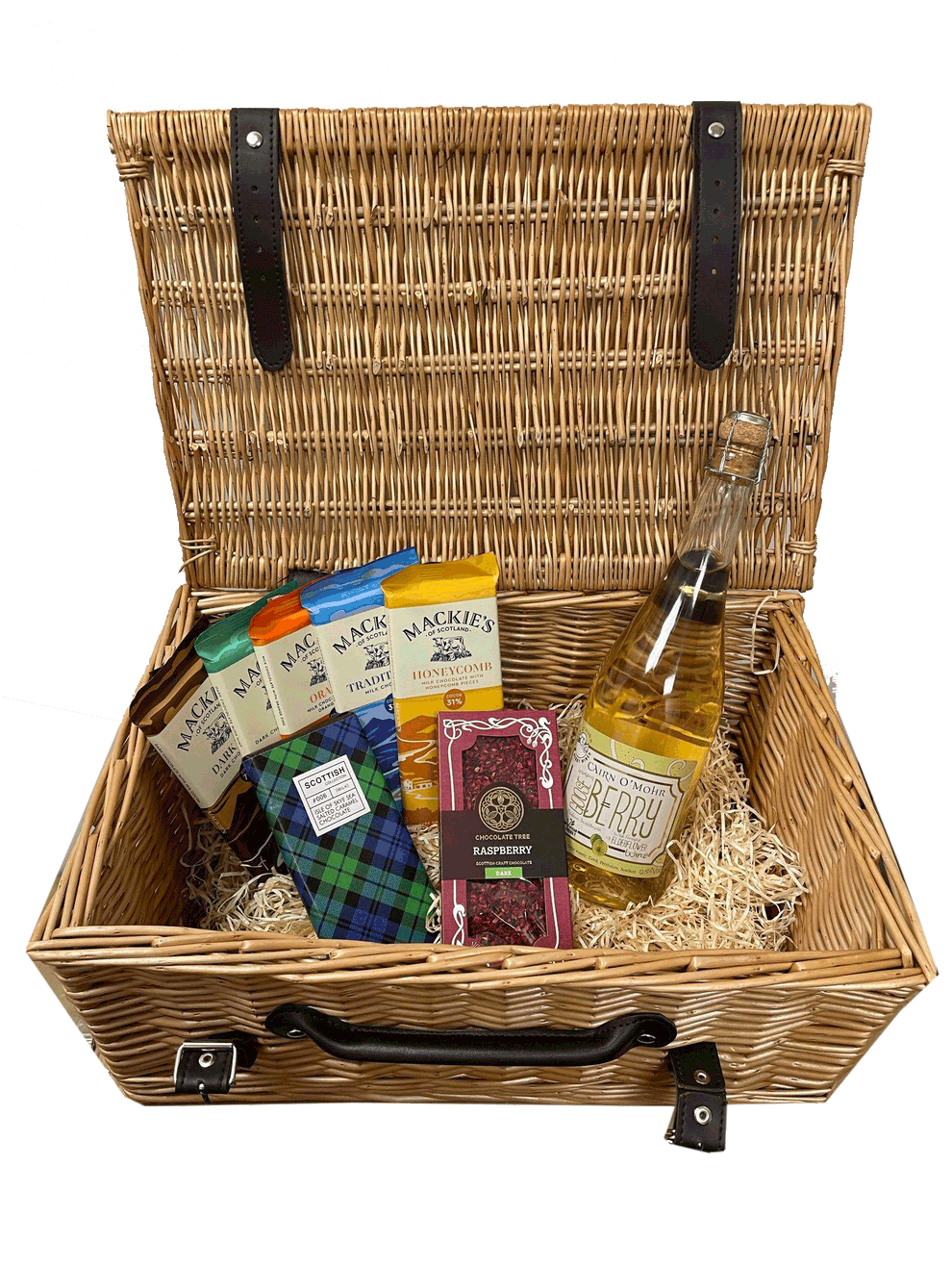 Chocolate and Sparkling Wine Hamper Scottish Field Shop