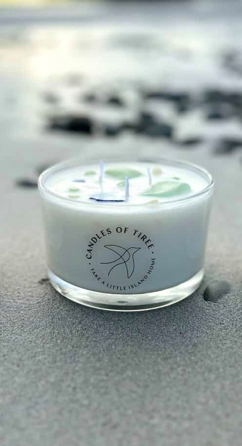 Tiree Sea Glass 3-wick candle